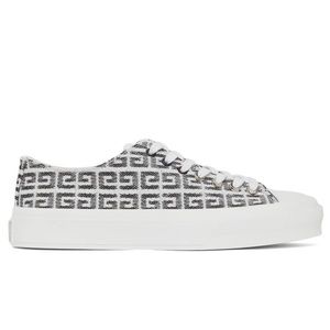 GIVENCHY | White & Black City Low Sneakers